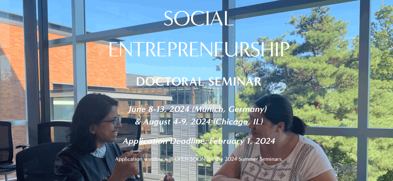 Doctoral Seminar in Social Entrepreneurship