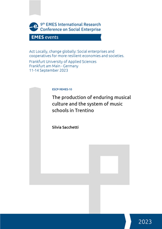 The production of enduring musical culture and the system of music schools in Trentino