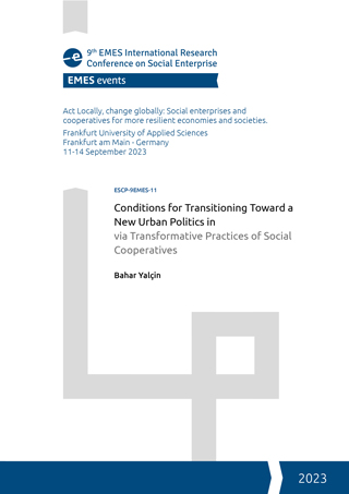 Conditions for Transitioning Toward a New Urban Politics in Türkiye via Transformative Practices of Social Cooperatives