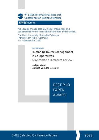 Human Resource Management in Co-operatives. A systematic literature review