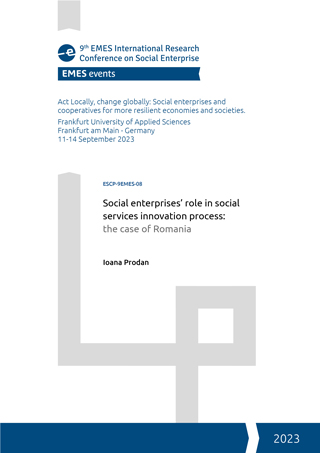 Social enterprises' role in social services innovation process: the case of Romania