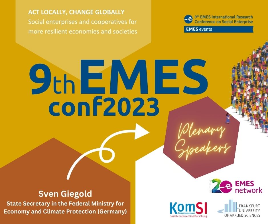 Sven Giegold at the 9th EMES Conference on Social Enterprise