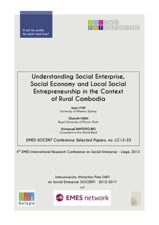 Understanding Social Enterprise, Social Economy and Local Social Entrepreneurship in the Context of Rural Cambodia