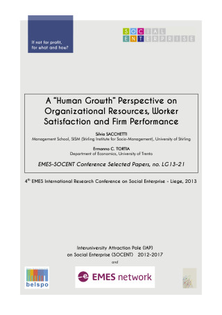 A “Human Growth” Perspective on Organizational Resources, Worker Satisfaction and Firm Performance