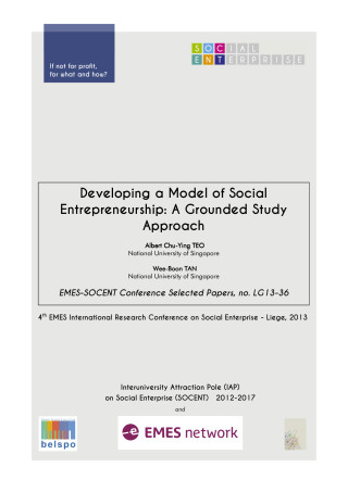 Developing a Model of Social Entrepreneurship: A Grounded Study Approach